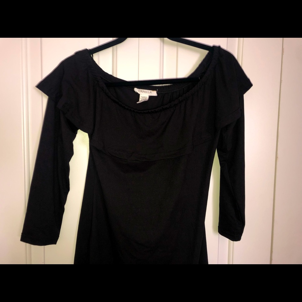 Off Shoulder Ruffle Dress - Picture 2 of 6